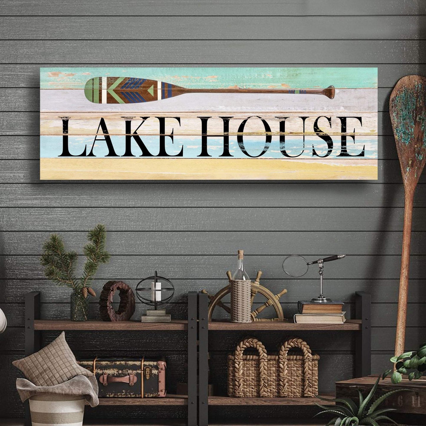 Lake House Coastal Sign - Tailored Canvases - Flyclothing LLC