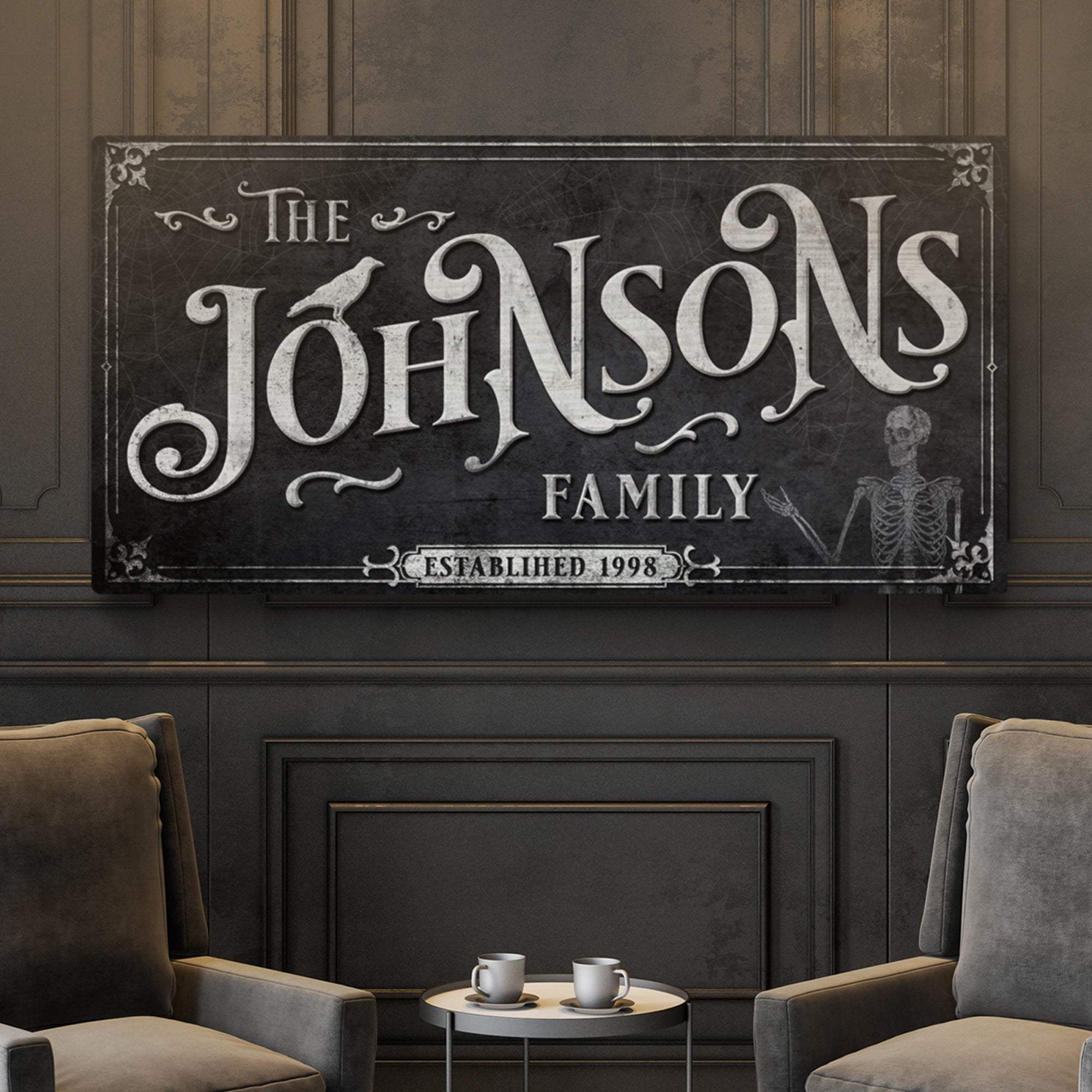 Personalized Gothic Sign III - Tailored Canvases - Flyclothing LLC