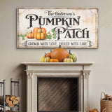 Personalized Pumpkin Patch Sign III - Tailored Canvases - Flyclothing LLC