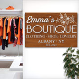 Boutique Sign V - Tailored Canvases - Flyclothing LLC