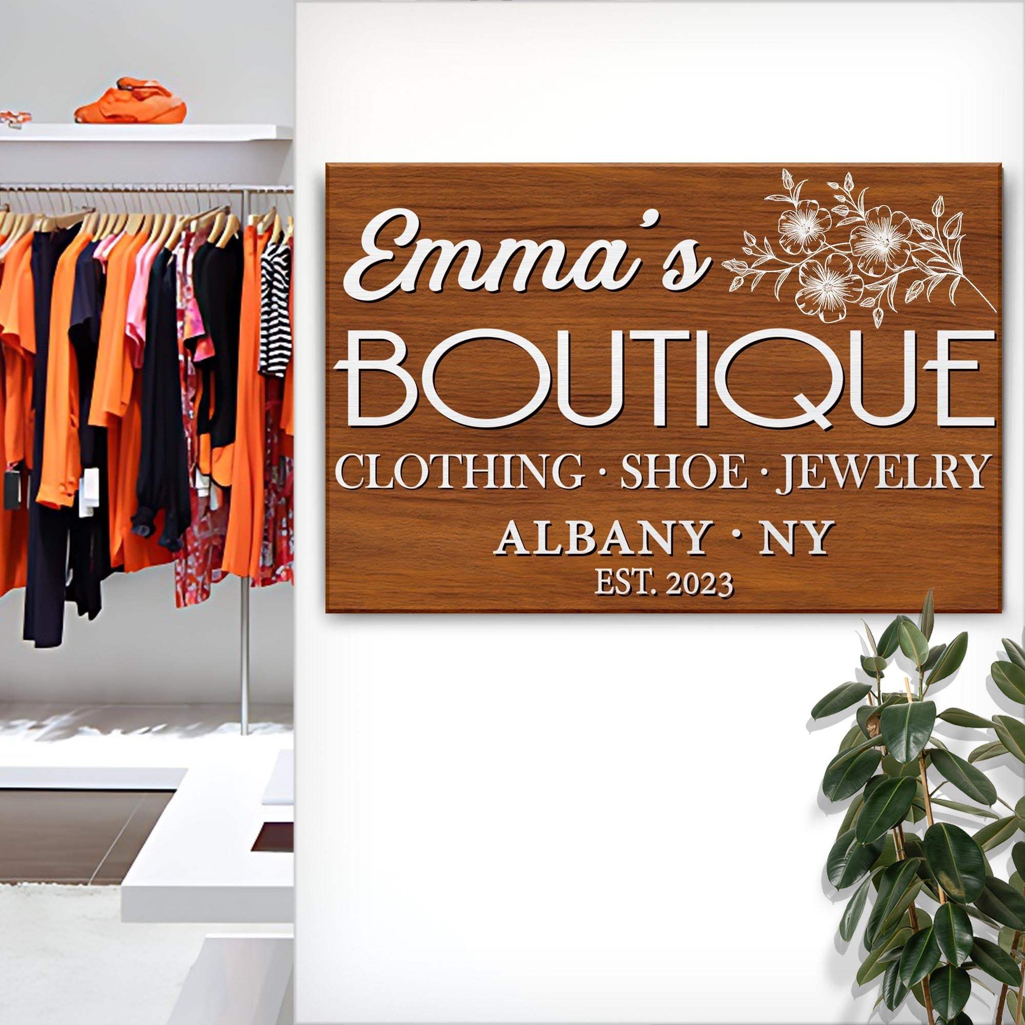 Boutique Sign V - Tailored Canvases - Flyclothing LLC