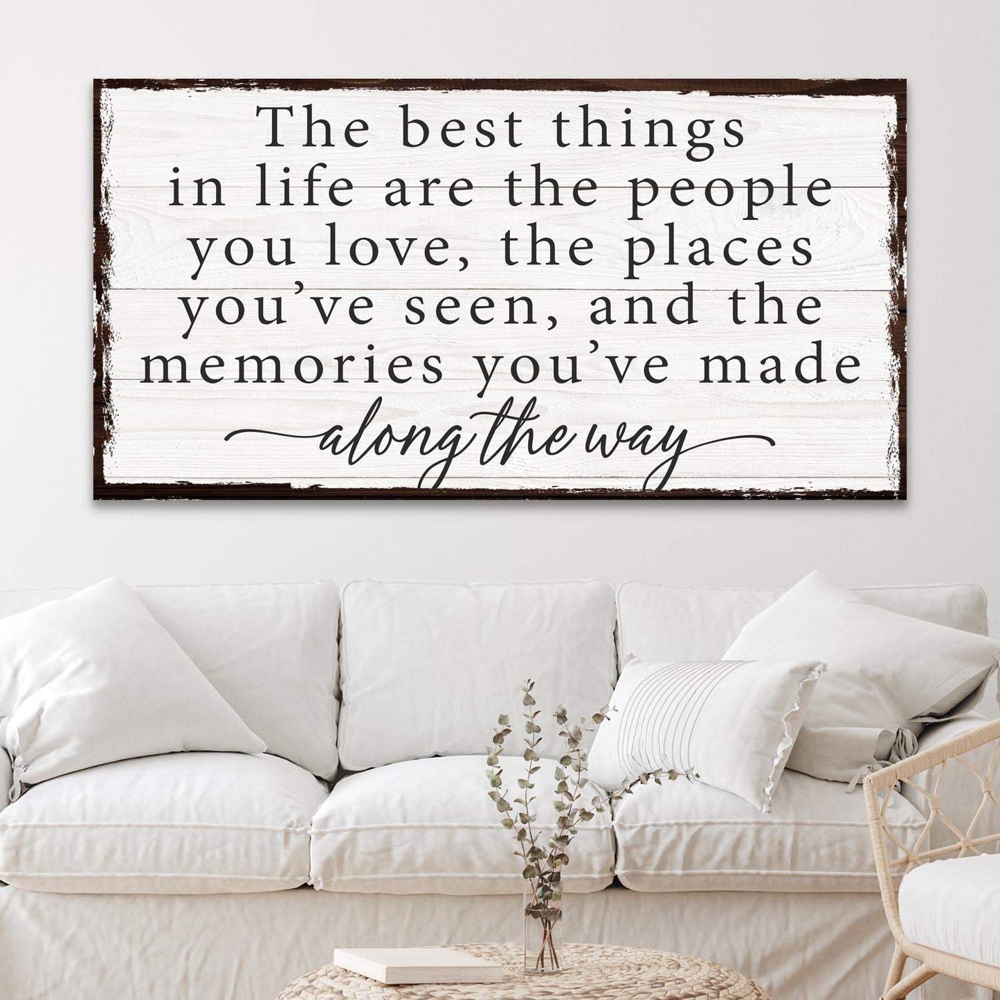 The Best Things In Life Sign IV - Tailored Canvases - Flyclothing LLC