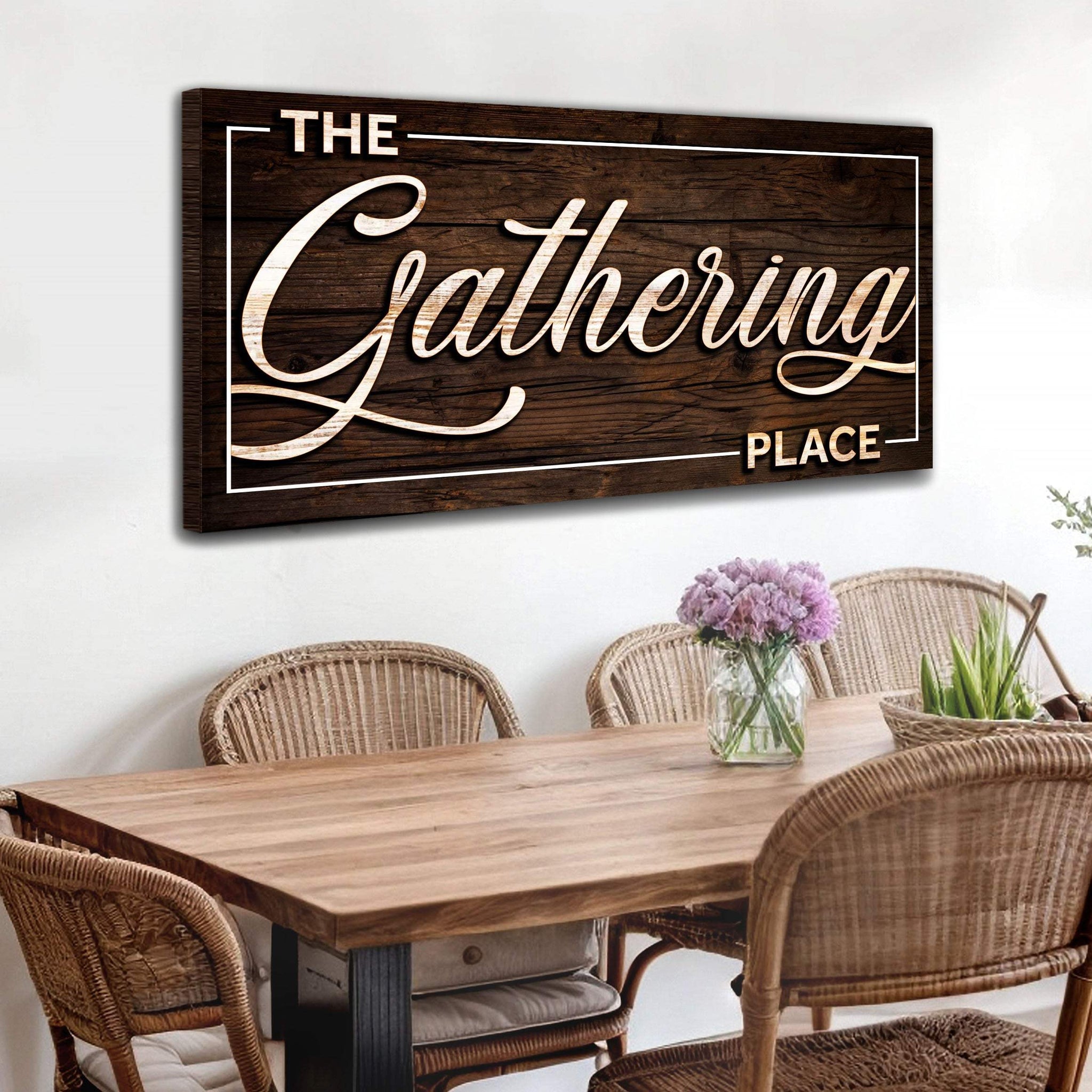 The Gathering Place Sign - Tailored Canvases - Flyclothing LLC