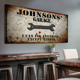 Garage Sign - Tailored Canvases - Flyclothing LLC