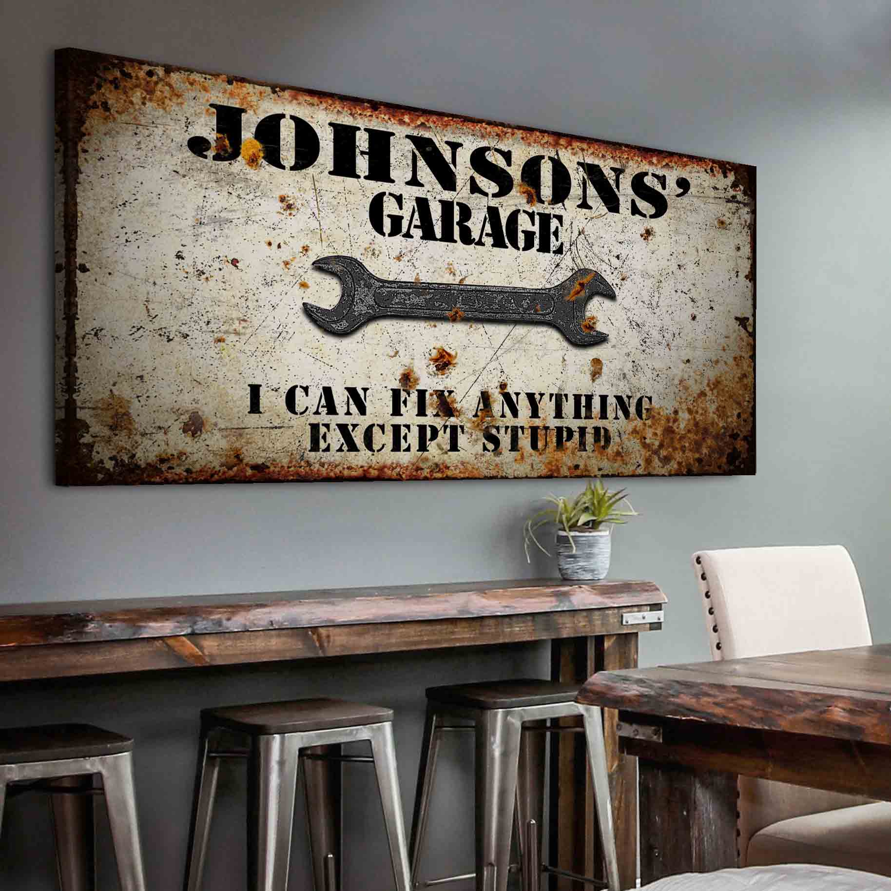 Garage Sign - Tailored Canvases - Flyclothing LLC