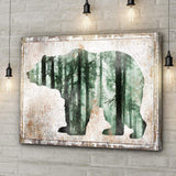 Animals Forest Bear Birch Canvas Wall Art - Tailored Canvases - Flyclothing LLC