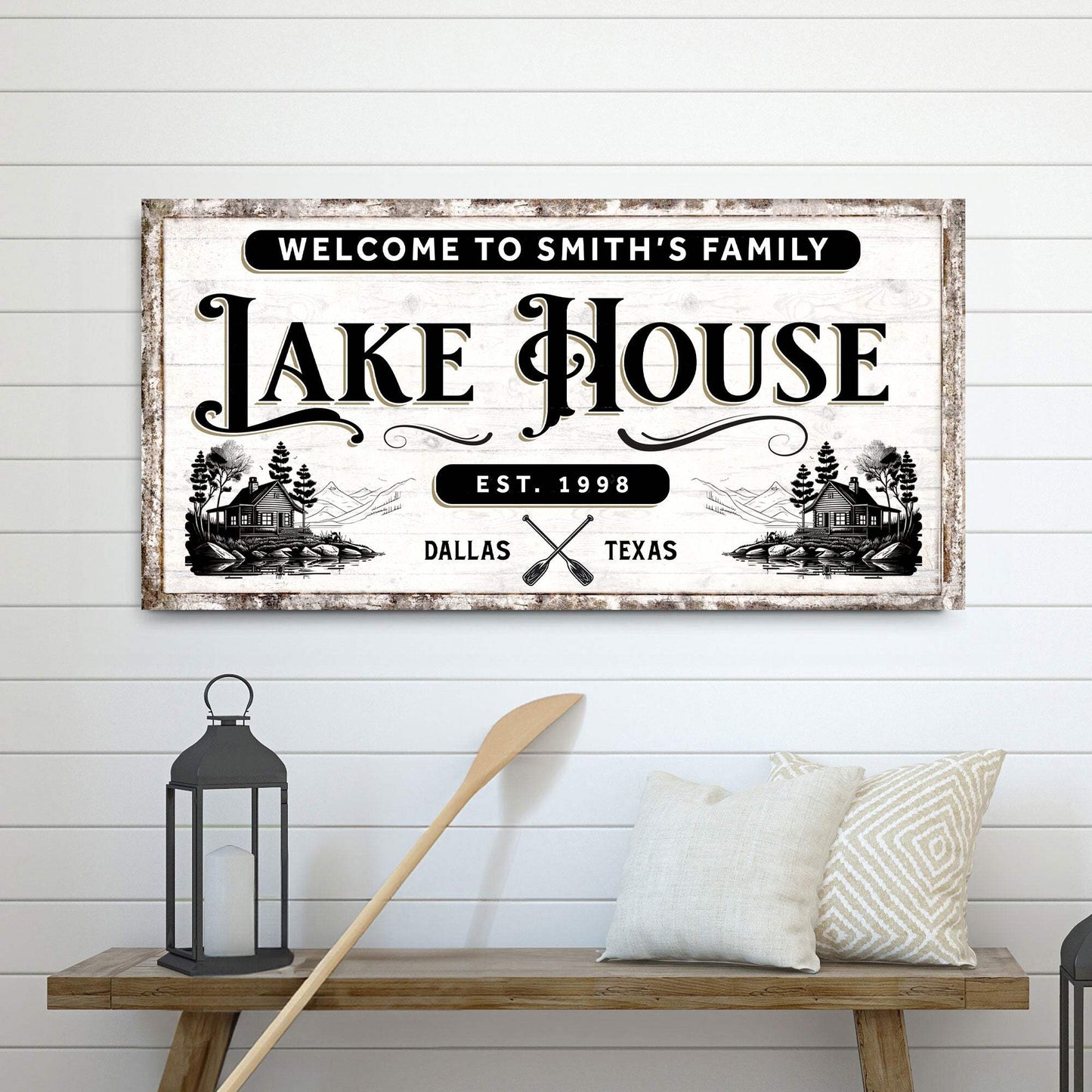 Lake House Sign VIII - Tailored Canvases - Flyclothing LLC