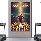 Never Quit - Sport Wall Art - Tailored Canvases - Flyclothing LLC