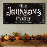 Personalized Gothic Sign - Tailored Canvases - Flyclothing LLC