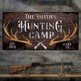 Family Hunting Camp Sign - Tailored Canvases - Flyclothing LLC