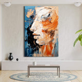 Modern Brush Stroke Abstract Wall Art - Tailored Canvases - Flyclothing LLC