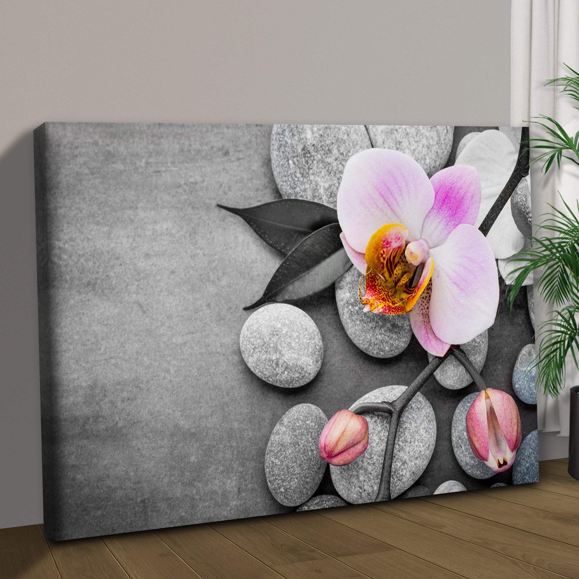 Fresh White Orchid Flower Canvas Wall Art - Tailored Canvases - Flyclothing LLC