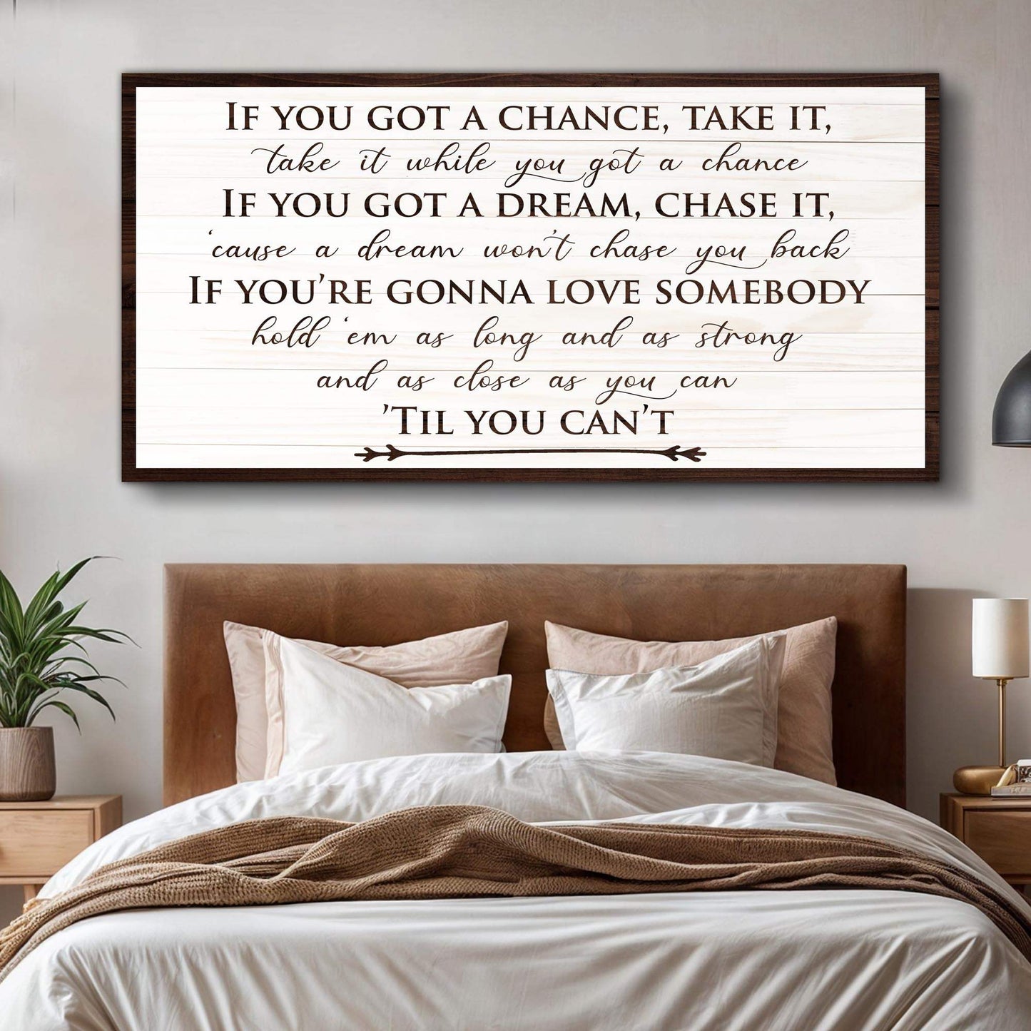 If You Got A Dream Bedroom Sign II - Tailored Canvases - Flyclothing LLC