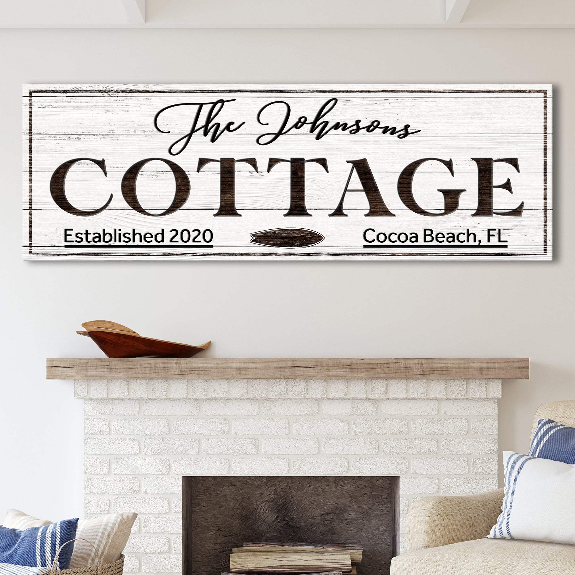 Cottage Beach House Sign - Tailored Canvases - Flyclothing LLC