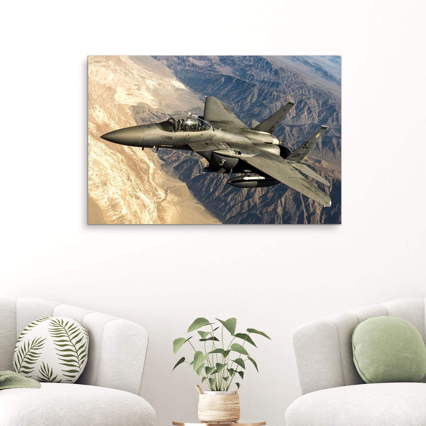 Fighter Plane Canvas Wall Art - Tailored Canvases - Flyclothing LLC