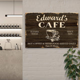 Cafe Sign III - Tailored Canvases - Flyclothing LLC