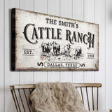 Branded Cattle Ranch Sign - Tailored Canvases - Flyclothing LLC