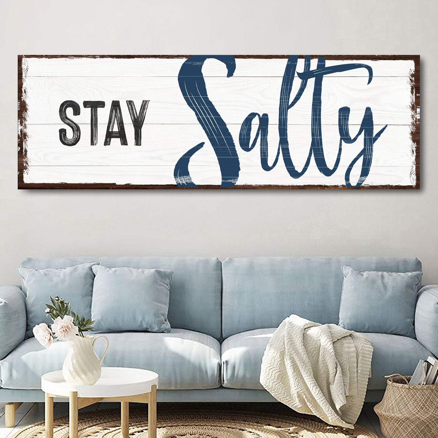 Stay Salty Coastal Sign III - Tailored Canvases - Flyclothing LLC