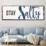 Stay Salty Coastal Sign III - Tailored Canvases - Flyclothing LLC