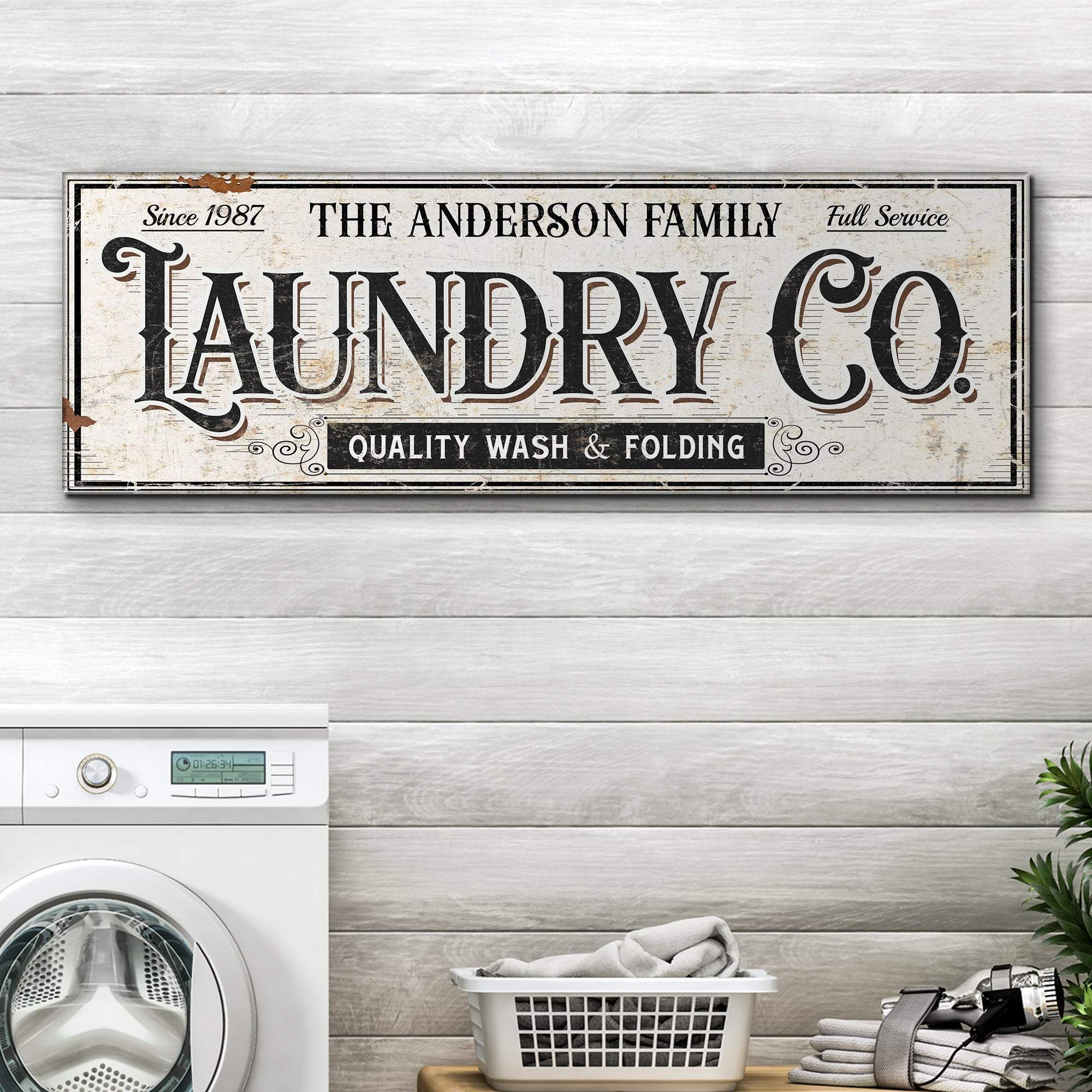 The Laundry Room Sign VIII - Tailored Canvases - Flyclothing LLC