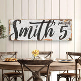 Personalized Party of Family Sign II - Tailored Canvases - Flyclothing LLC