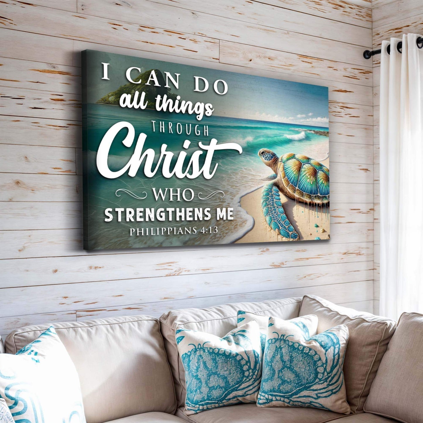 I Can Do All Things Faith Sign II - Tailored Canvases - Flyclothing LLC