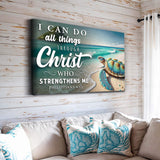 I Can Do All Things Faith Sign II - Tailored Canvases - Flyclothing LLC