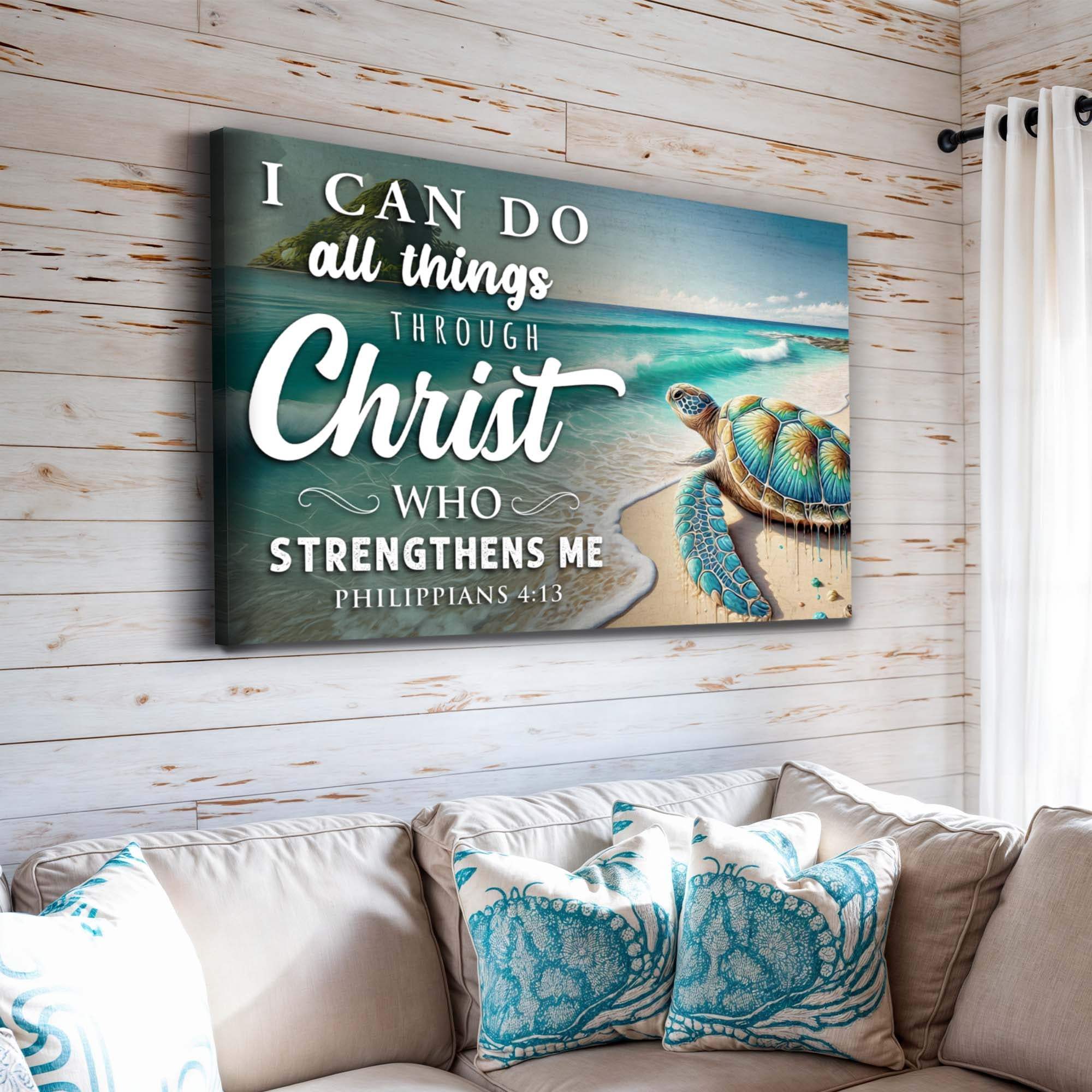 I Can Do All Things Faith Sign II - Tailored Canvases - Flyclothing LLC