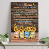 Mother's Day Sign To Me You Are My World - Tailored Canvases - Flyclothing LLC