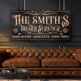 Personalized Theater Sign V - Tailored Canvases - Flyclothing LLC