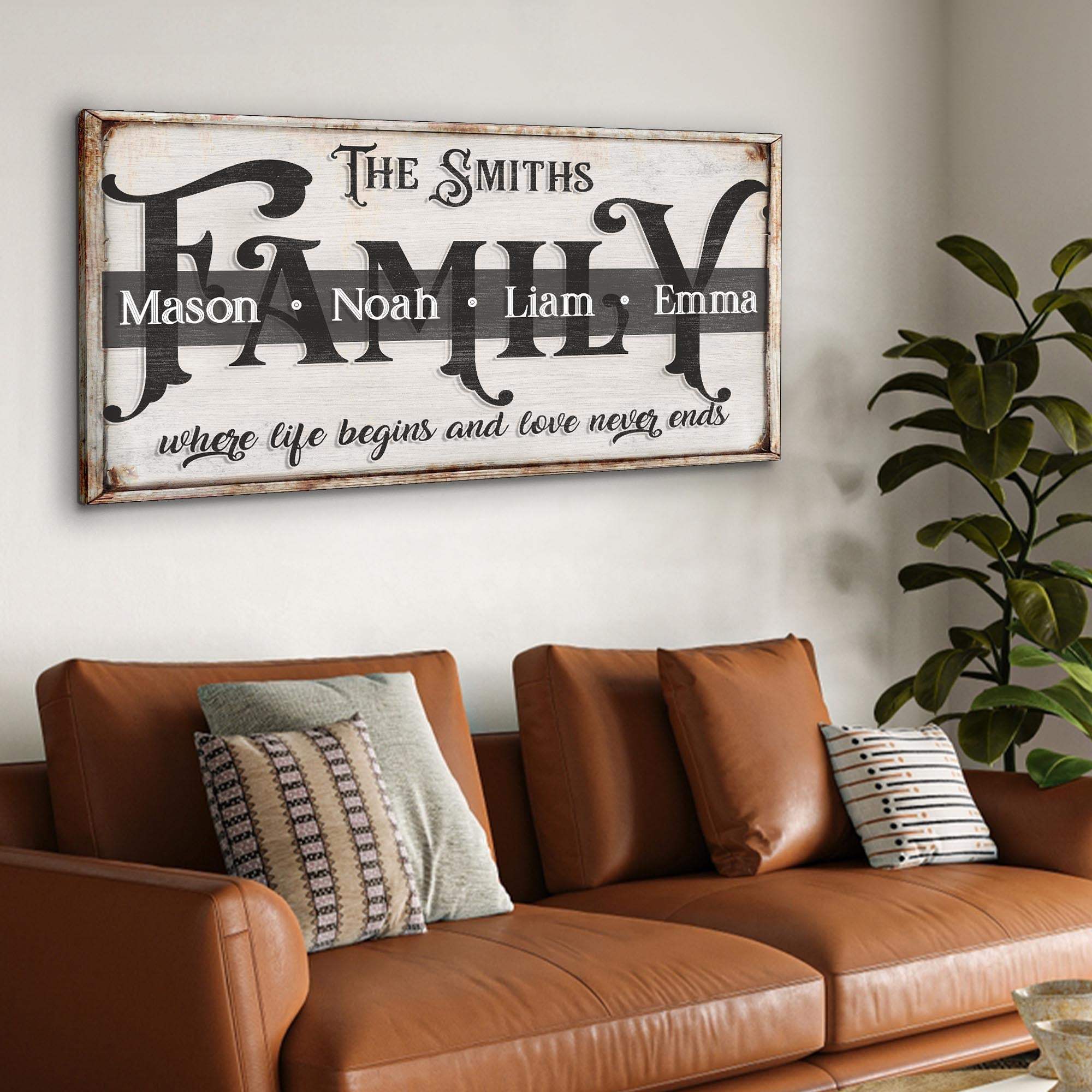 Family Sign XXIII - Tailored Canvases - Flyclothing LLC