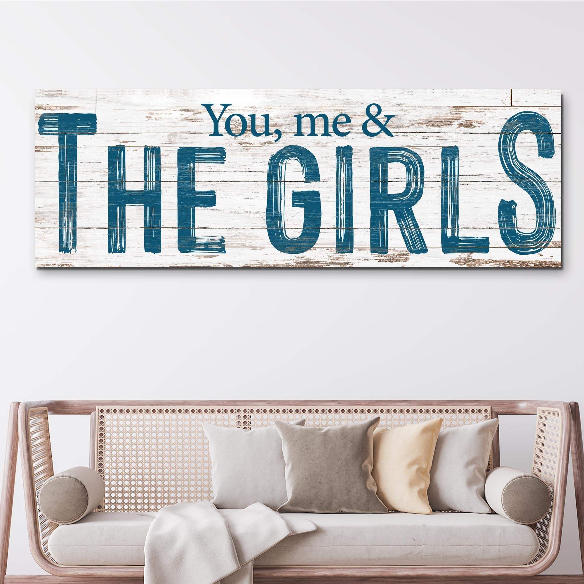 You, Me And The Girls Sign II - Tailored Canvases - Flyclothing LLC