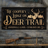 Hunting Lodge Sign - Tailored Canvases - Flyclothing LLC