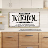 Kitchen Sign VII - Tailored Canvases - Flyclothing LLC
