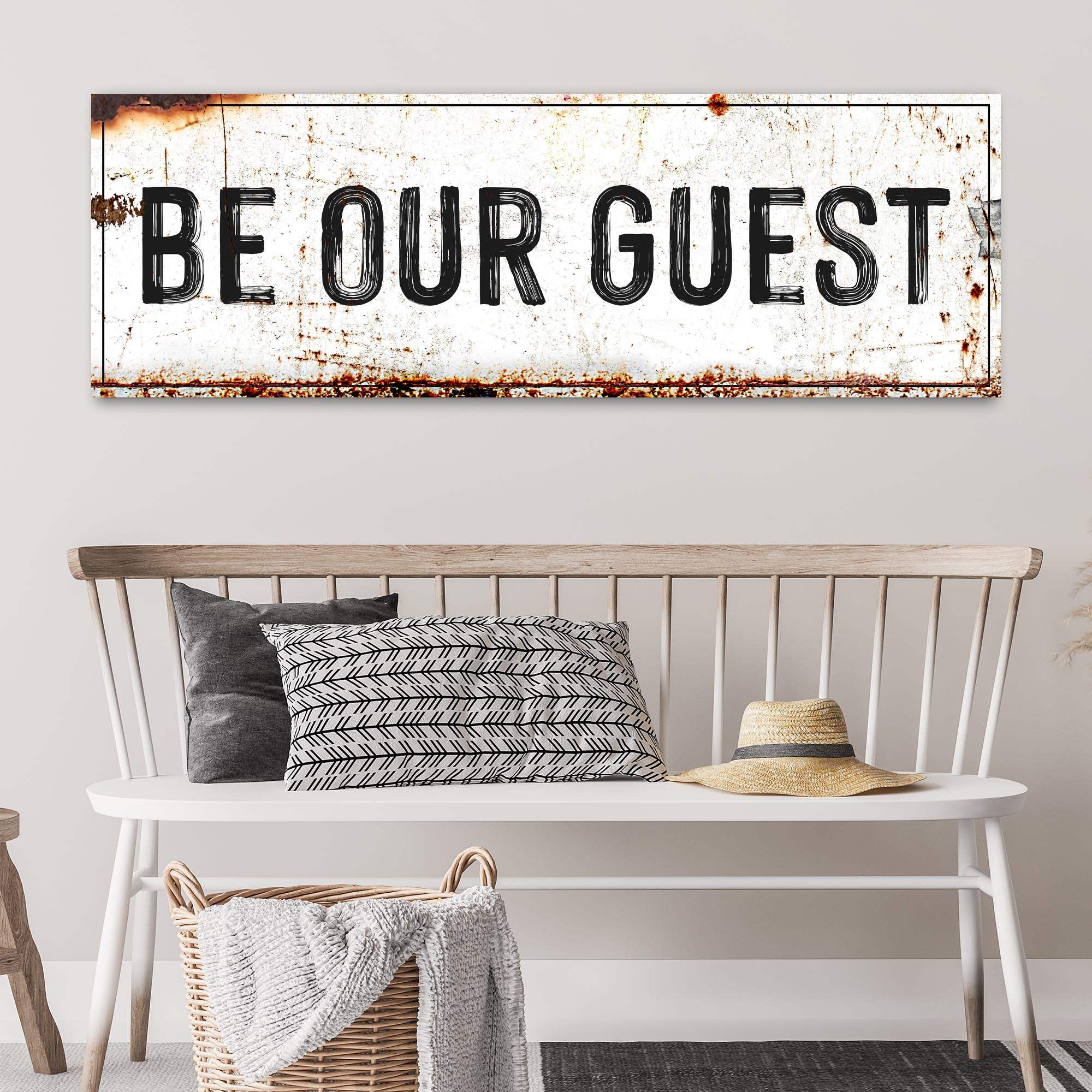 Be Our Guest Sign V - Tailored Canvases - Flyclothing LLC