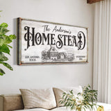 Homestead Sign X - Tailored Canvases - Flyclothing LLC