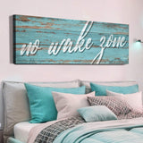 No Wake Zone Sign XIX - Tailored Canvases - Flyclothing LLC