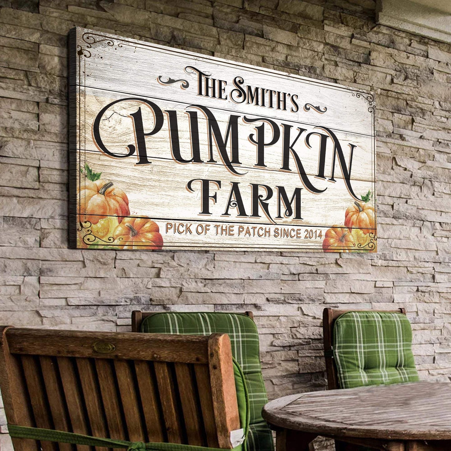 Pick Of The Patch Pumpkin Farm Sign - Tailored Canvases - Flyclothing LLC