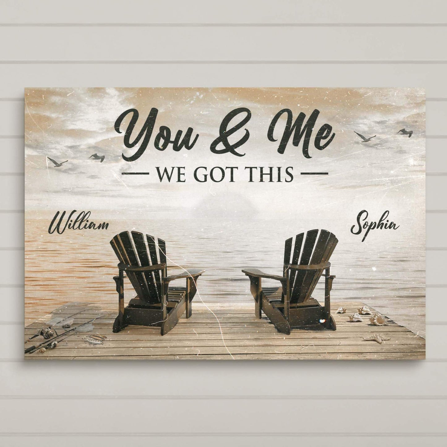 Fishing Themed We Got This Couple Sign - Tailored Canvases - Flyclothing LLC