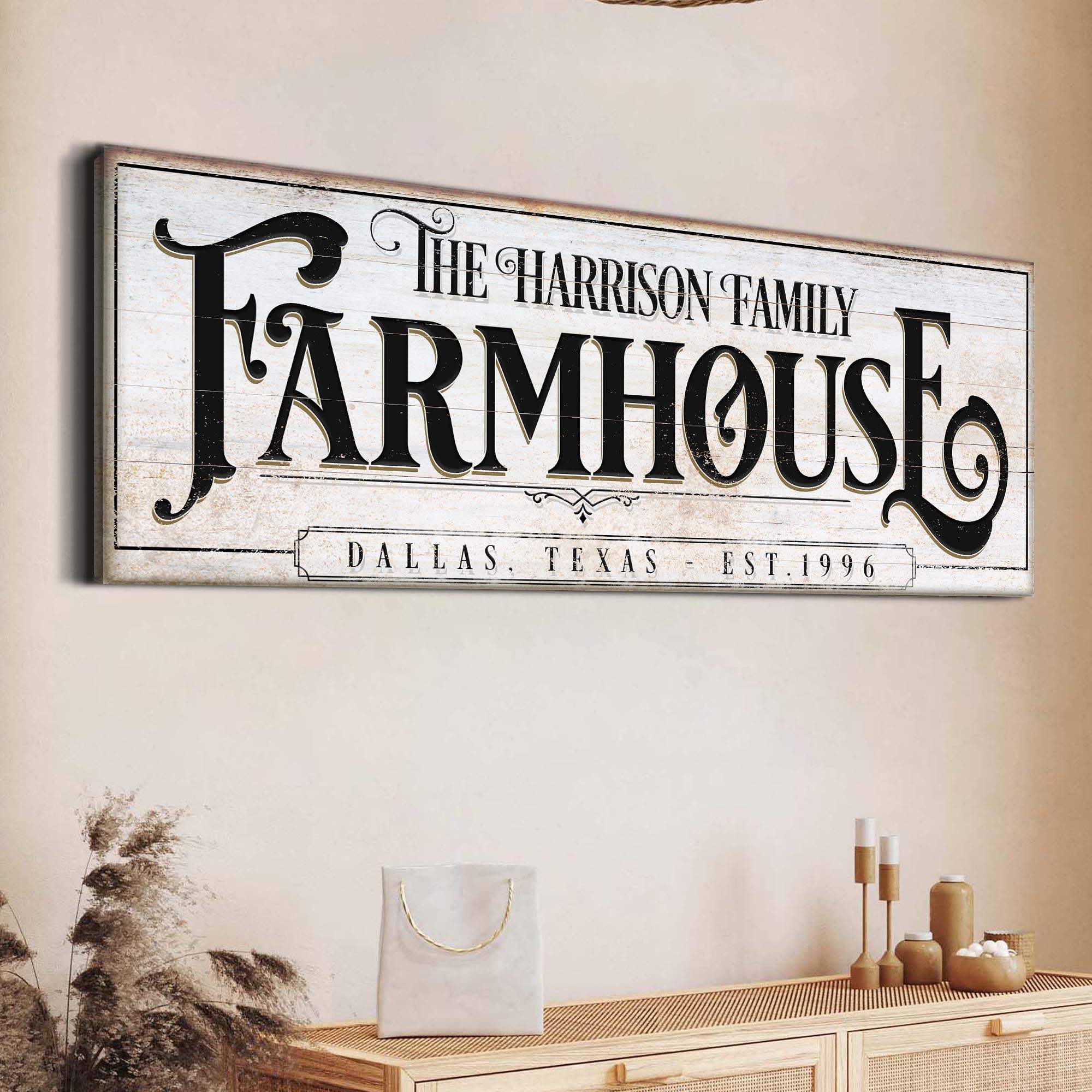 Vintage Rust Farmhouse Sign - Tailored Canvases - Flyclothing LLC