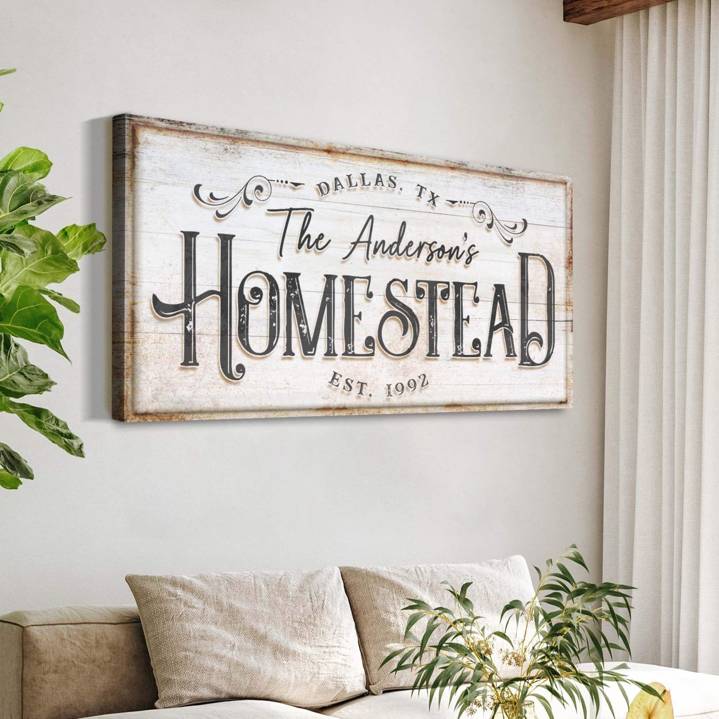 Homestead Sign VII - Tailored Canvases - Flyclothing LLC