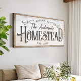 Homestead Sign VII - Tailored Canvases - Flyclothing LLC