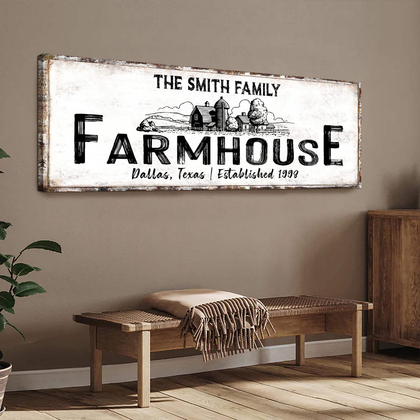 Rustic Farmhouse Sign XIII - Tailored Canvases - Flyclothing LLC