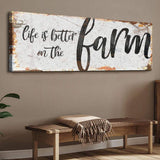 Life Is Better On The Farm Sign IX - Tailored Canvases - Flyclothing LLC
