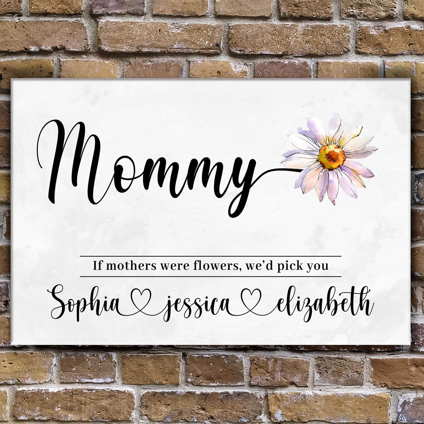 Mother's Day Sign If Mothers Were Flowers - Tailored Canvases - Flyclothing LLC