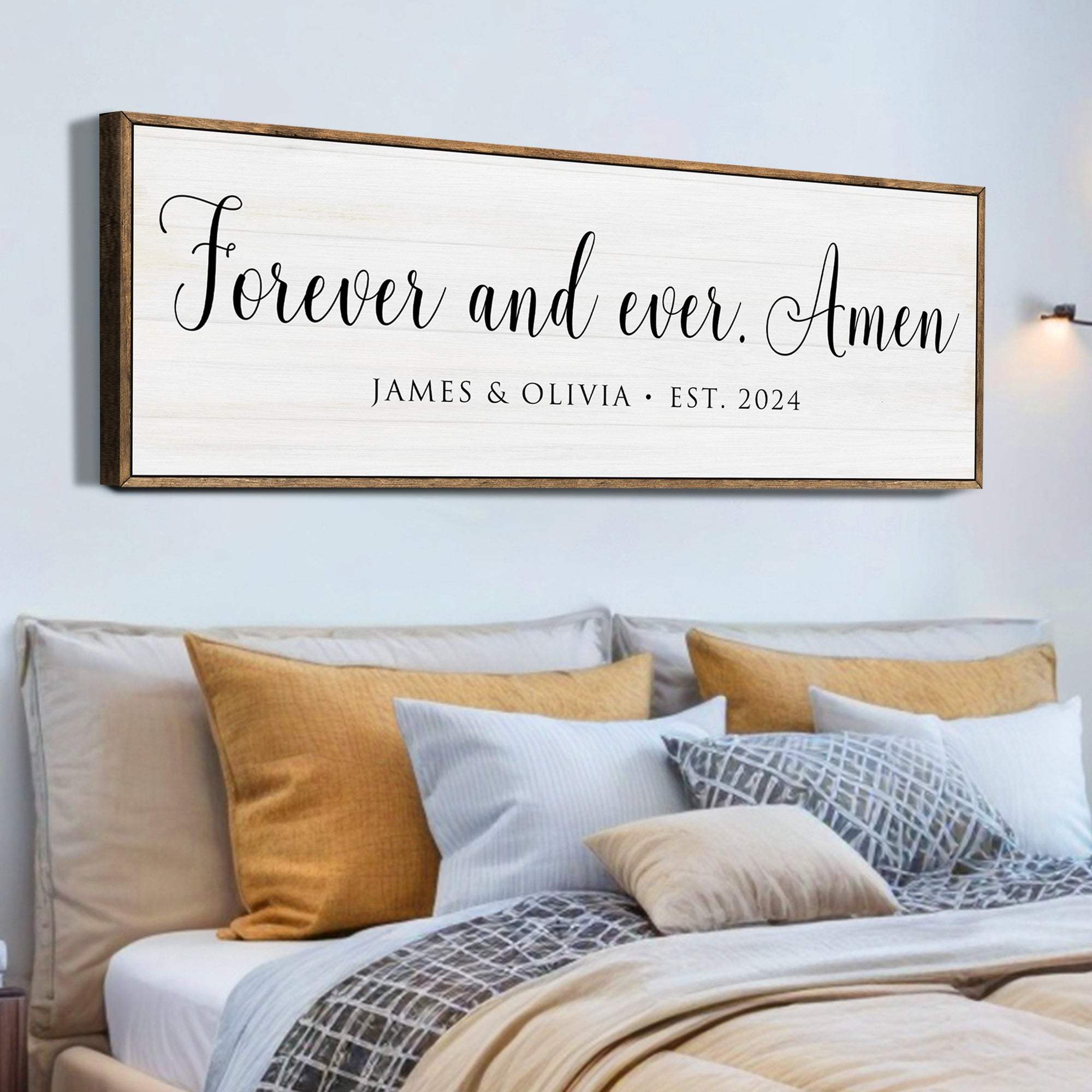 Forever And Ever Amen Faith Sign - Tailored Canvases - Flyclothing LLC