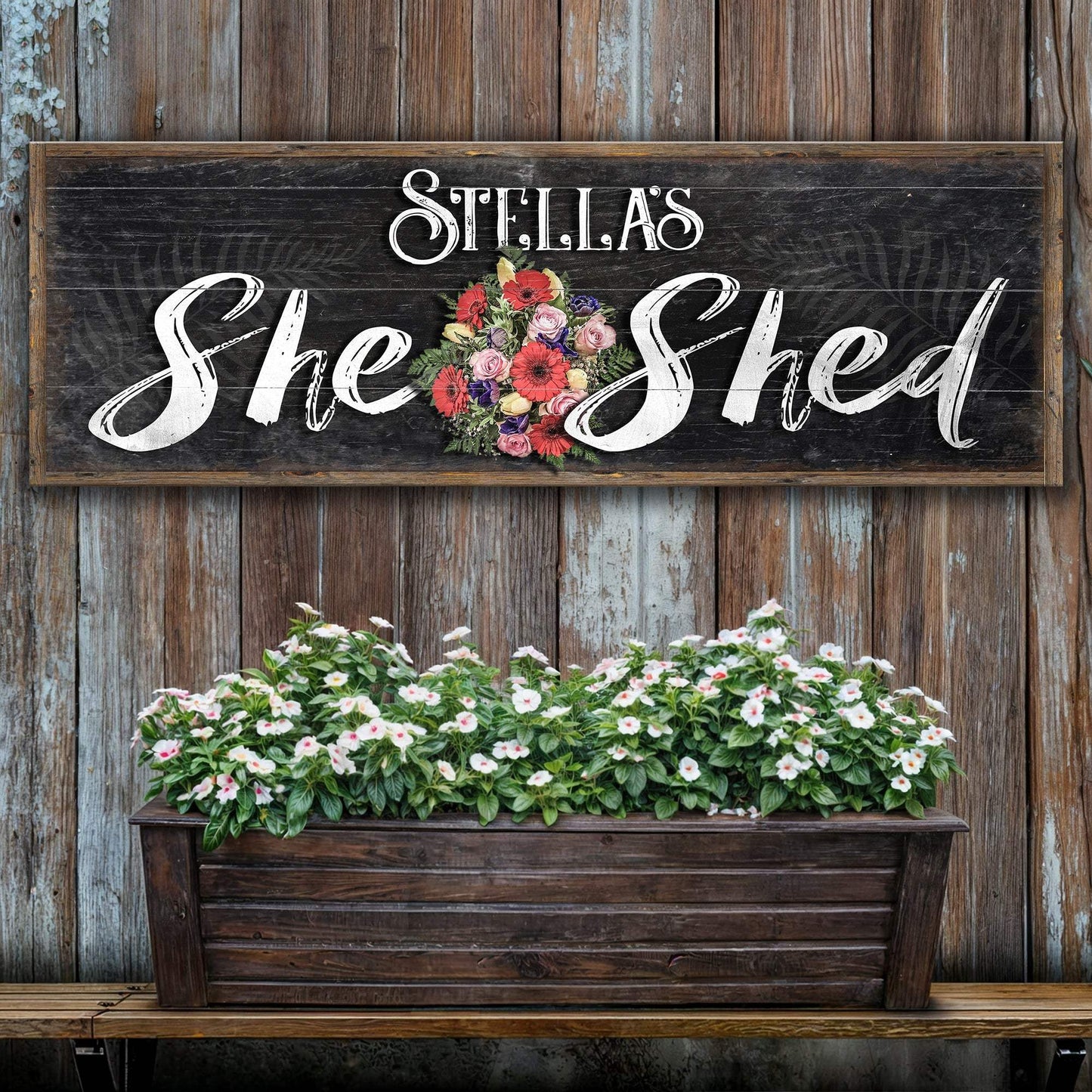 Personalized She Shed Sign VI - Tailored Canvases - Flyclothing LLC