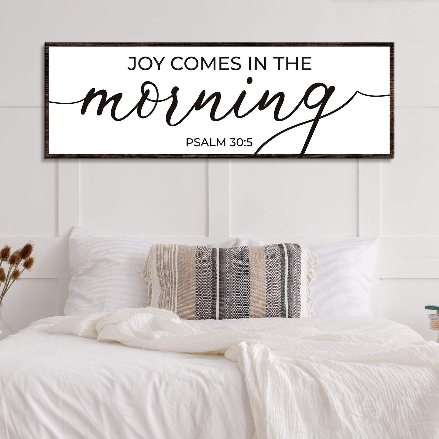 Joy Comes In The Morning Faith Sign III - Tailored Canvases - Flyclothing LLC