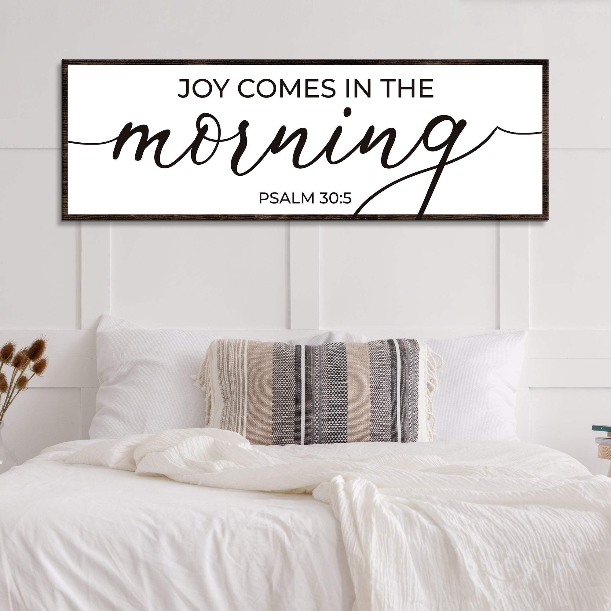 Joy Comes In The Morning Faith Sign III - Tailored Canvases - Flyclothing LLC