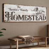 Family Homestead Sign II - Tailored Canvases - Flyclothing LLC